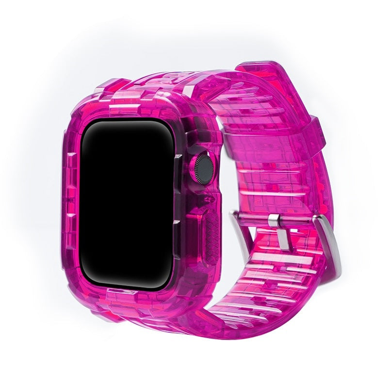Apple Watch Silicon Band+Case - Stylish Protection for Your Device