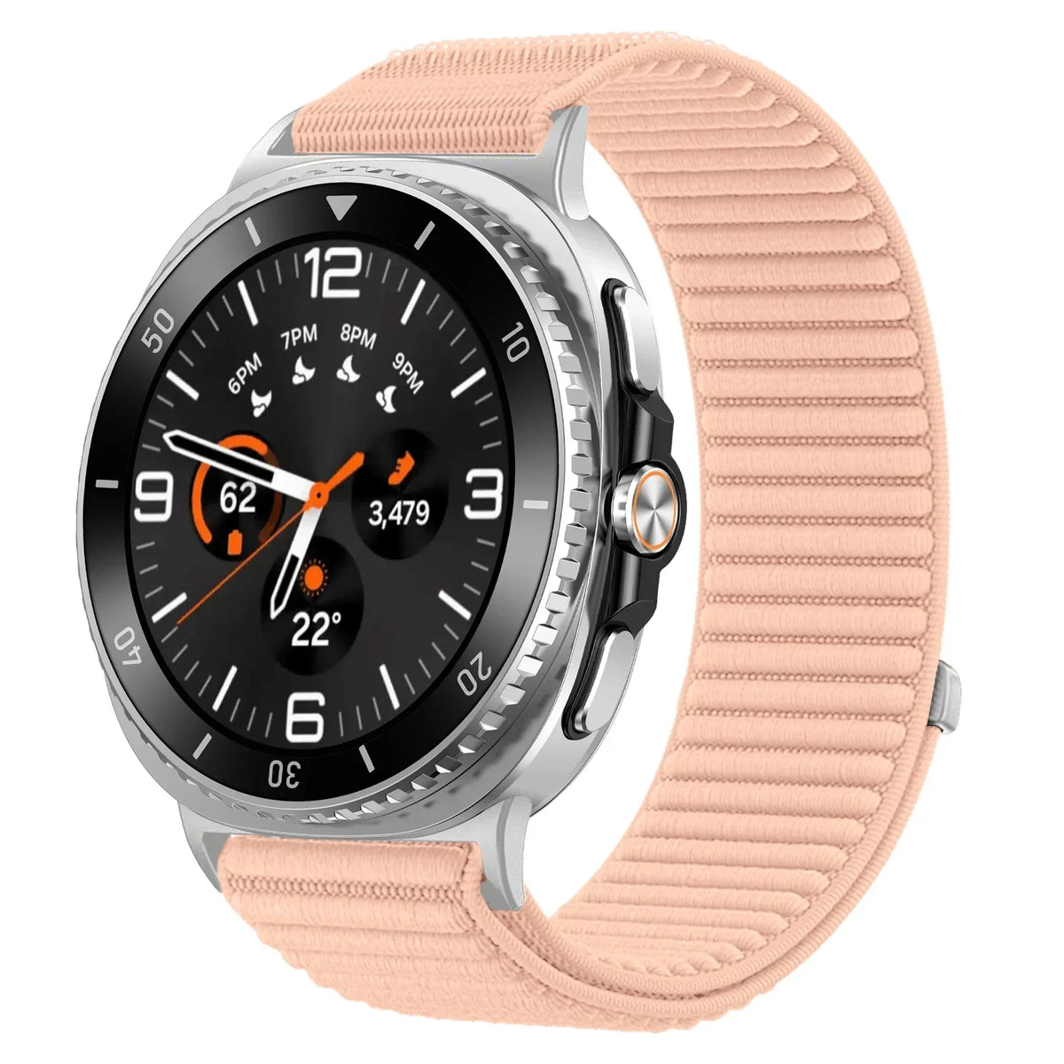 Nylon Loop Band for Samsung Galaxy Watch 9 & 8 40mm 44mm & Classic 46mm | Adjustable Replacement Strap
