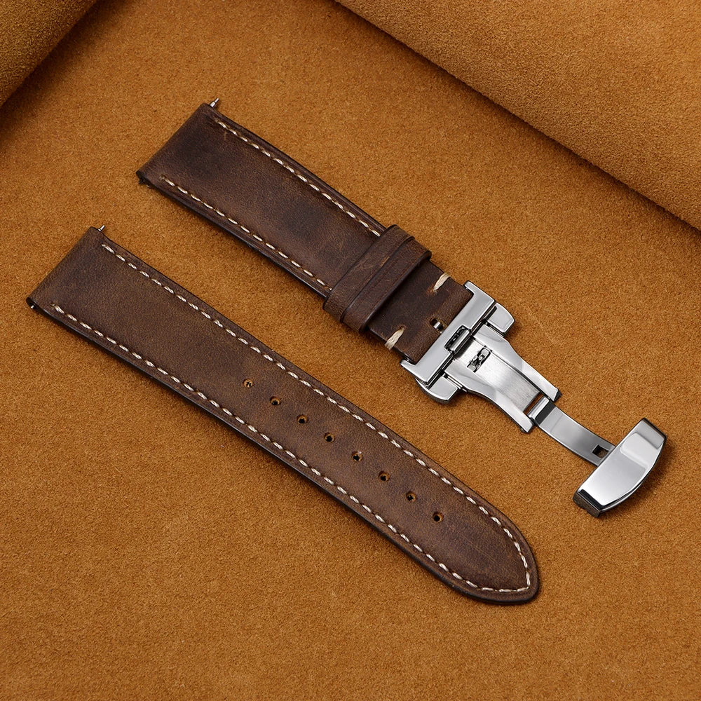 Polar Vantage, Grit X & Ignite Calfskin Butterfly Clasp Band