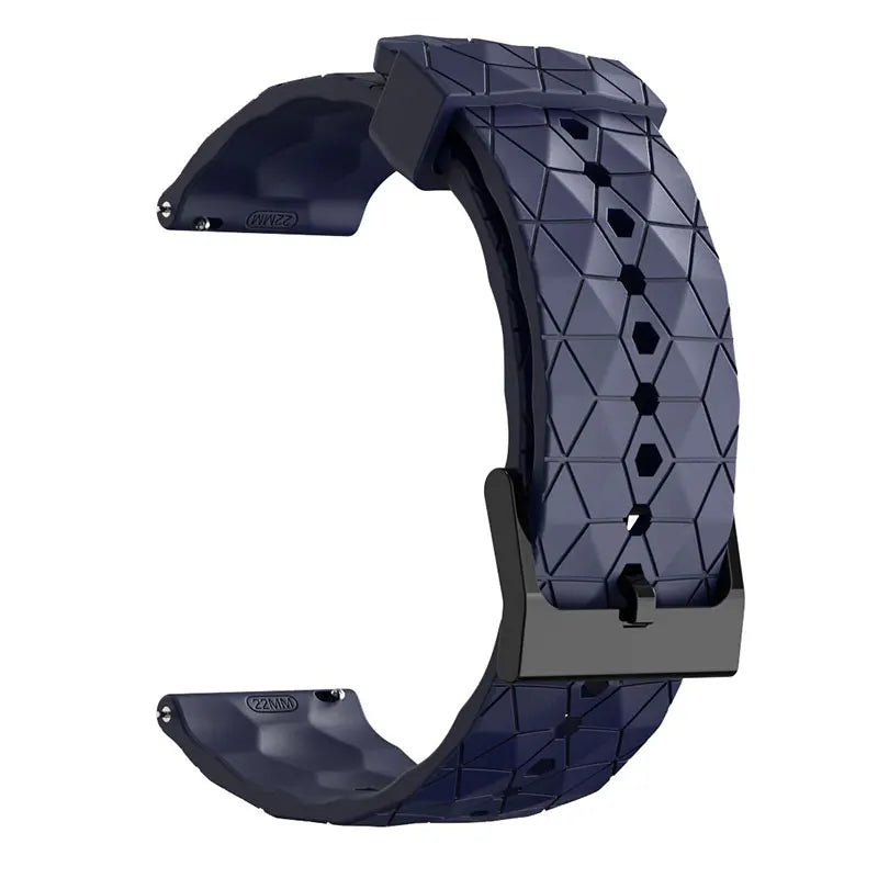 Polar Vantage, Grit X & Ignite Geometric Silicone Band, Black Buckle