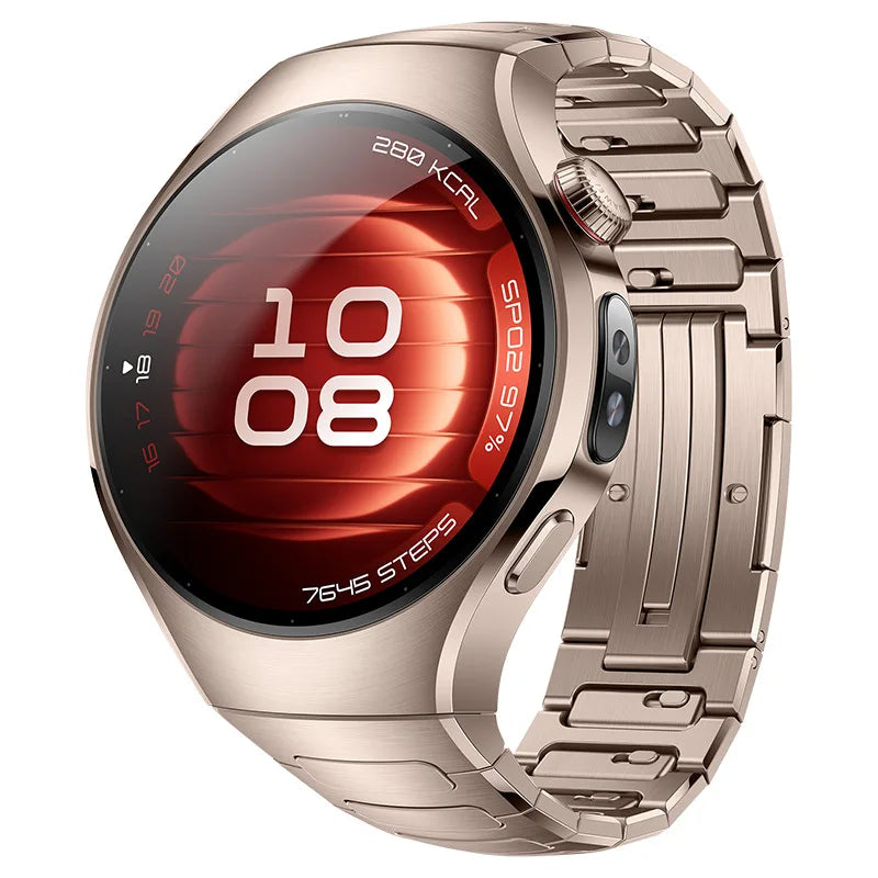Titanium Band for Huawei Watch 5 46mm / 42mm – No-Gap Luxury Metal Bracelet