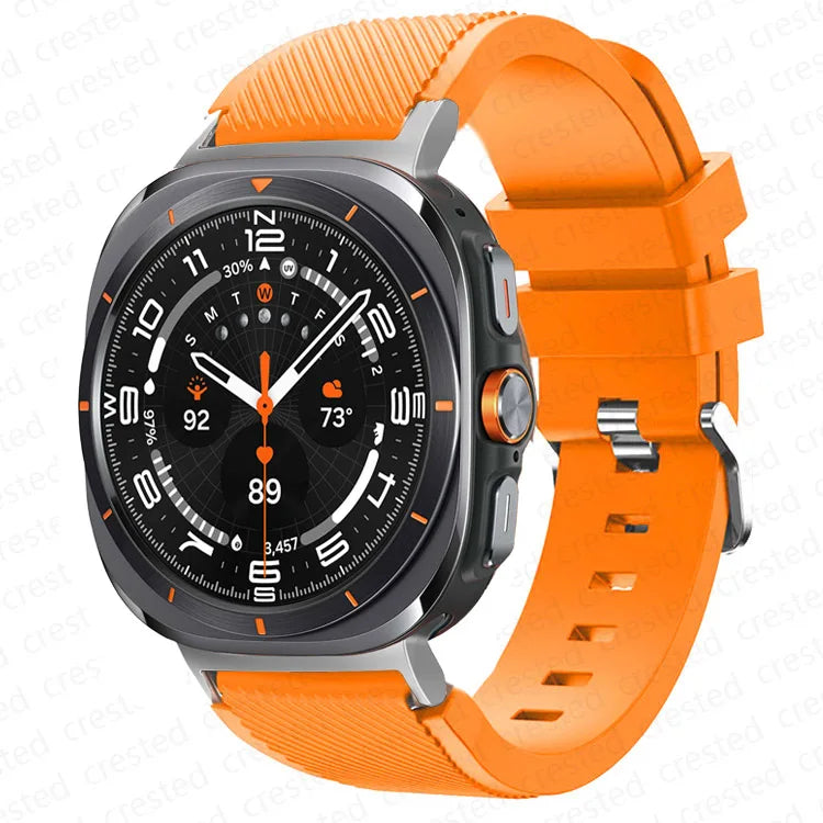 Samsung Galaxy Watch Ultra, 7, 6, 5 & FE Silicone Sport Band