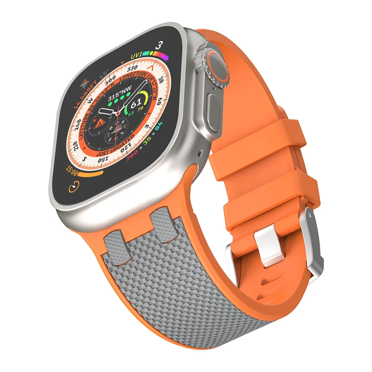 Soft Silicone Sport Apple Watch Band – Rubber Bracelet | Series 11/10/9/8/7/6/SE & Ultra 1/2/3 | 42–49mm