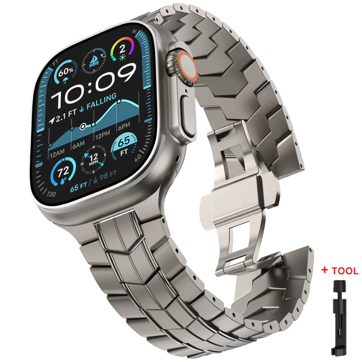 Titanium Apple Watch Band