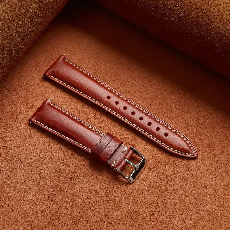 Amazfit Balance, GTR, GTS & Bip Oil-Wax Cowhide Leather Band