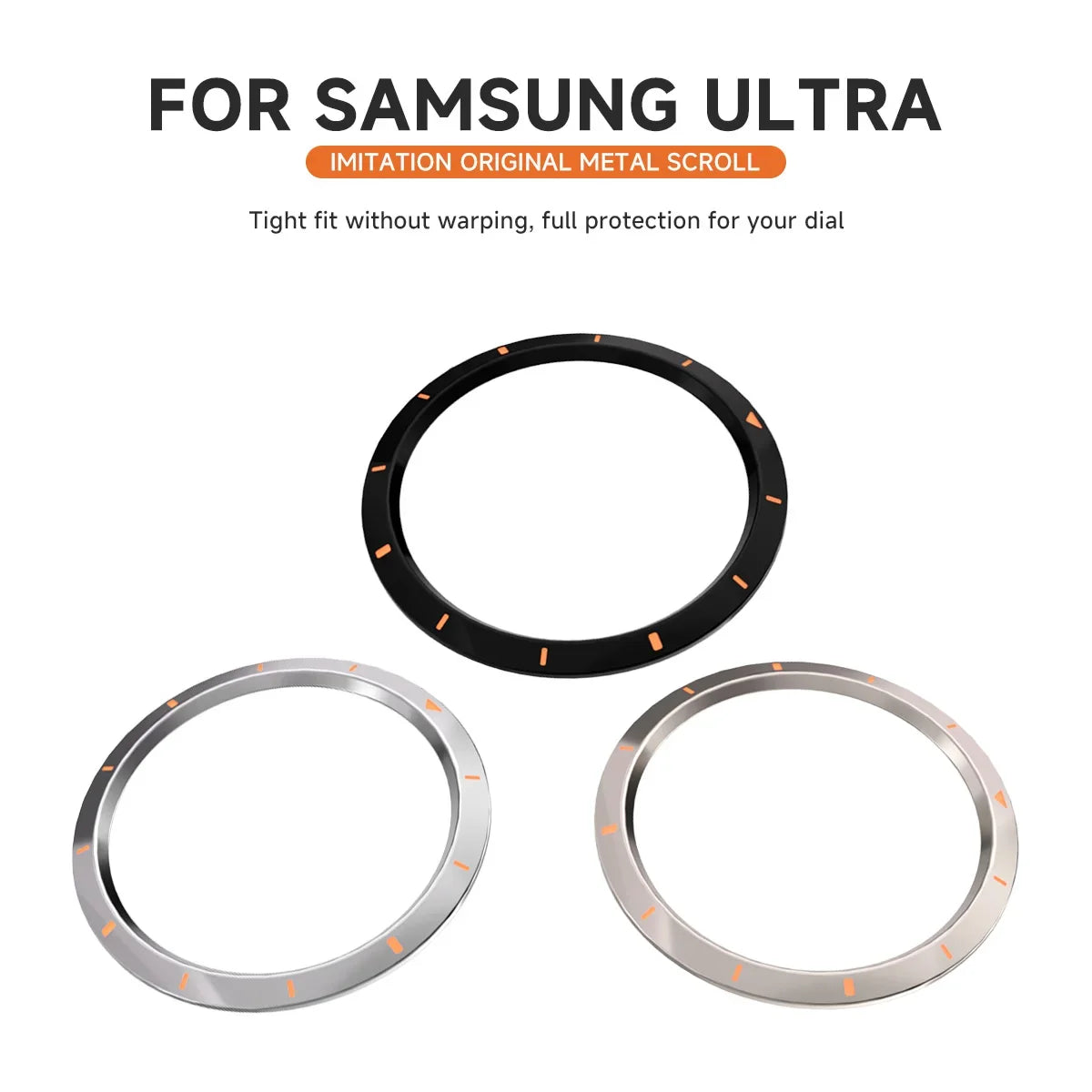 Metal Bezel Ring for Samsung Galaxy Watch Ultra 47mm (2024 & 2025)