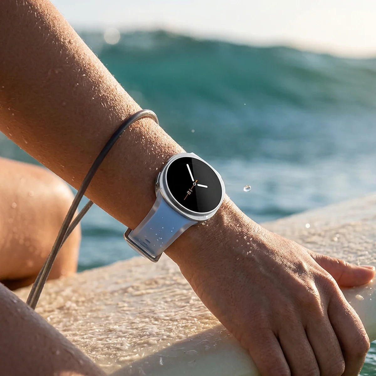 Clear Jelly Silicone Band for Samsung Galaxy Watch 8 & 9 (40/44mm) & 8 Classic 46mm