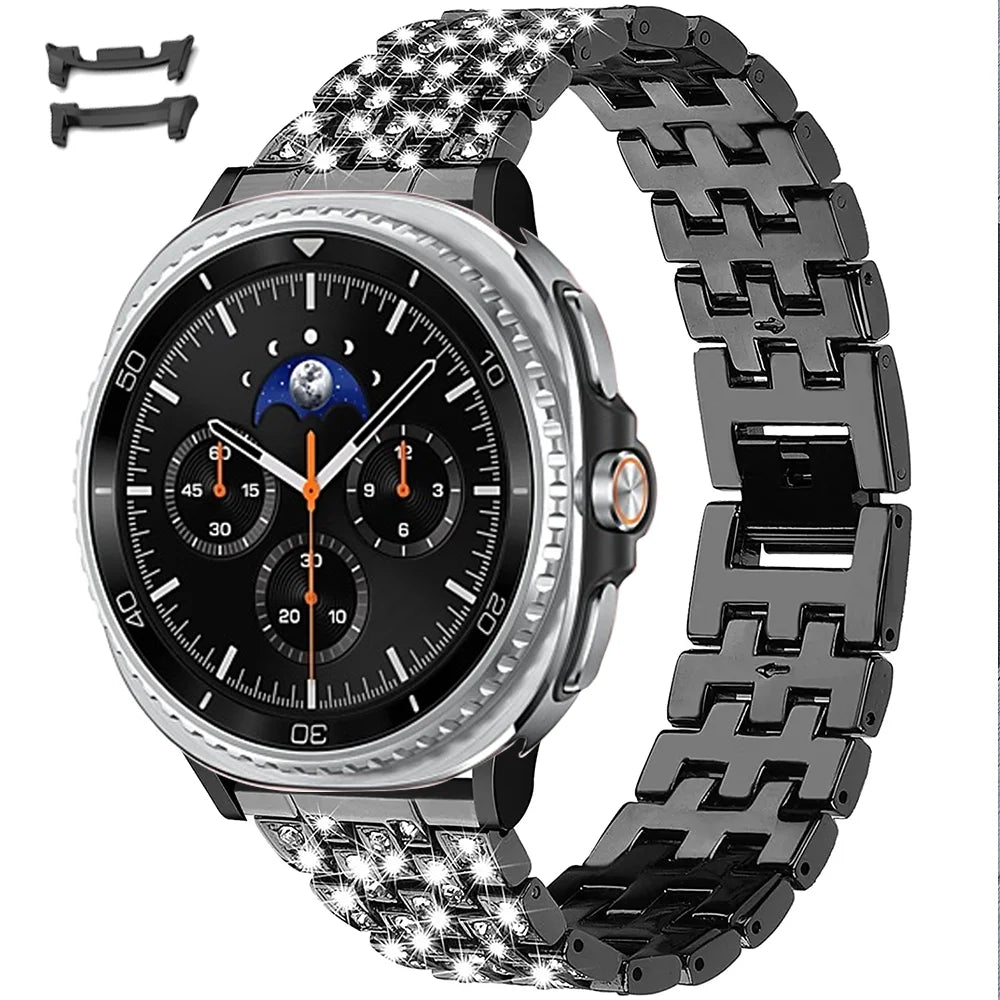 Samsung Galaxy Diamond Stainless Watch Band - Watch8/Watch8 Classic/Watch9