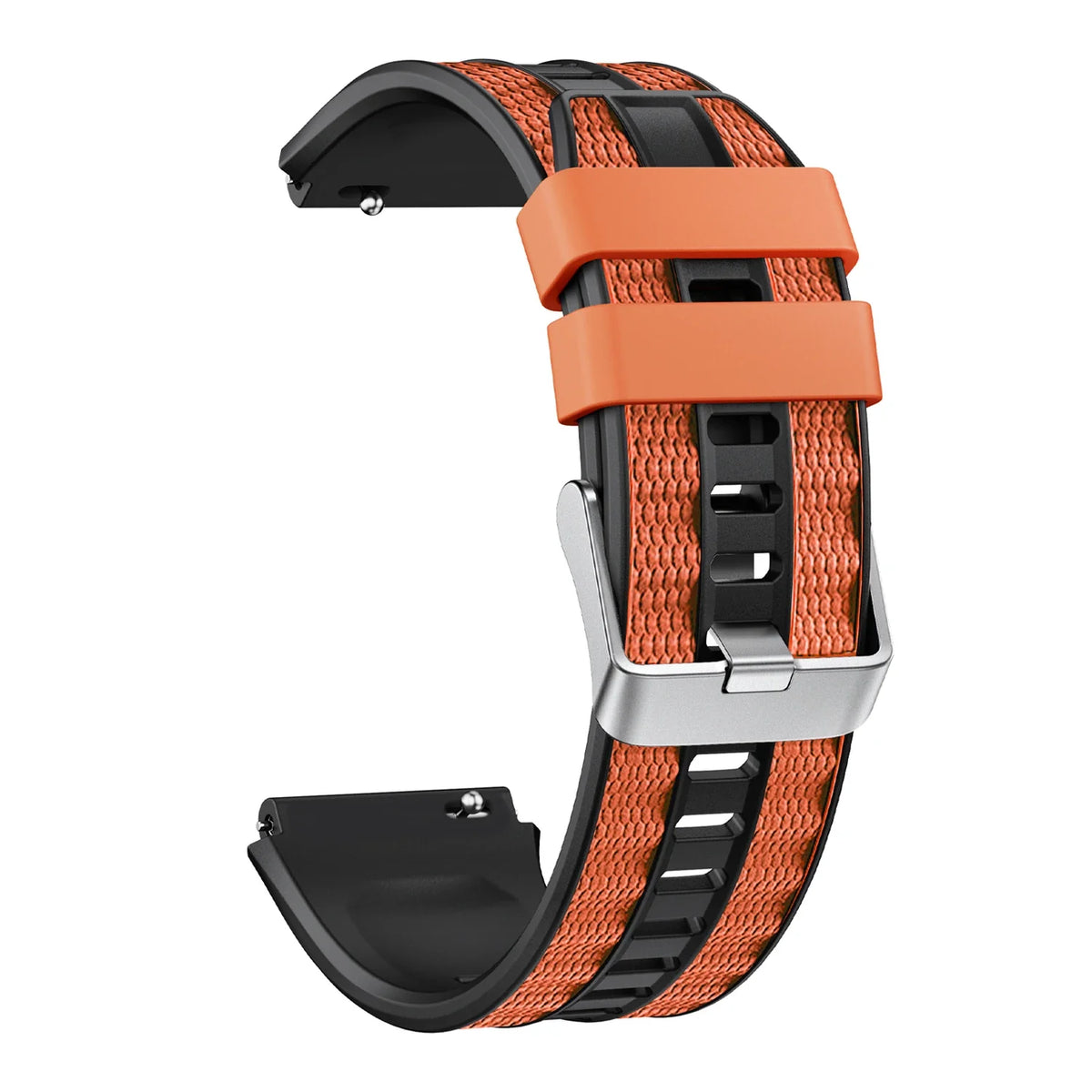 22MM Dual-Color Silicone Watch Band for Huawei Watch GT6 GT5 GT4 GT3 GT2 / Watch 5 4 3 Ultimate