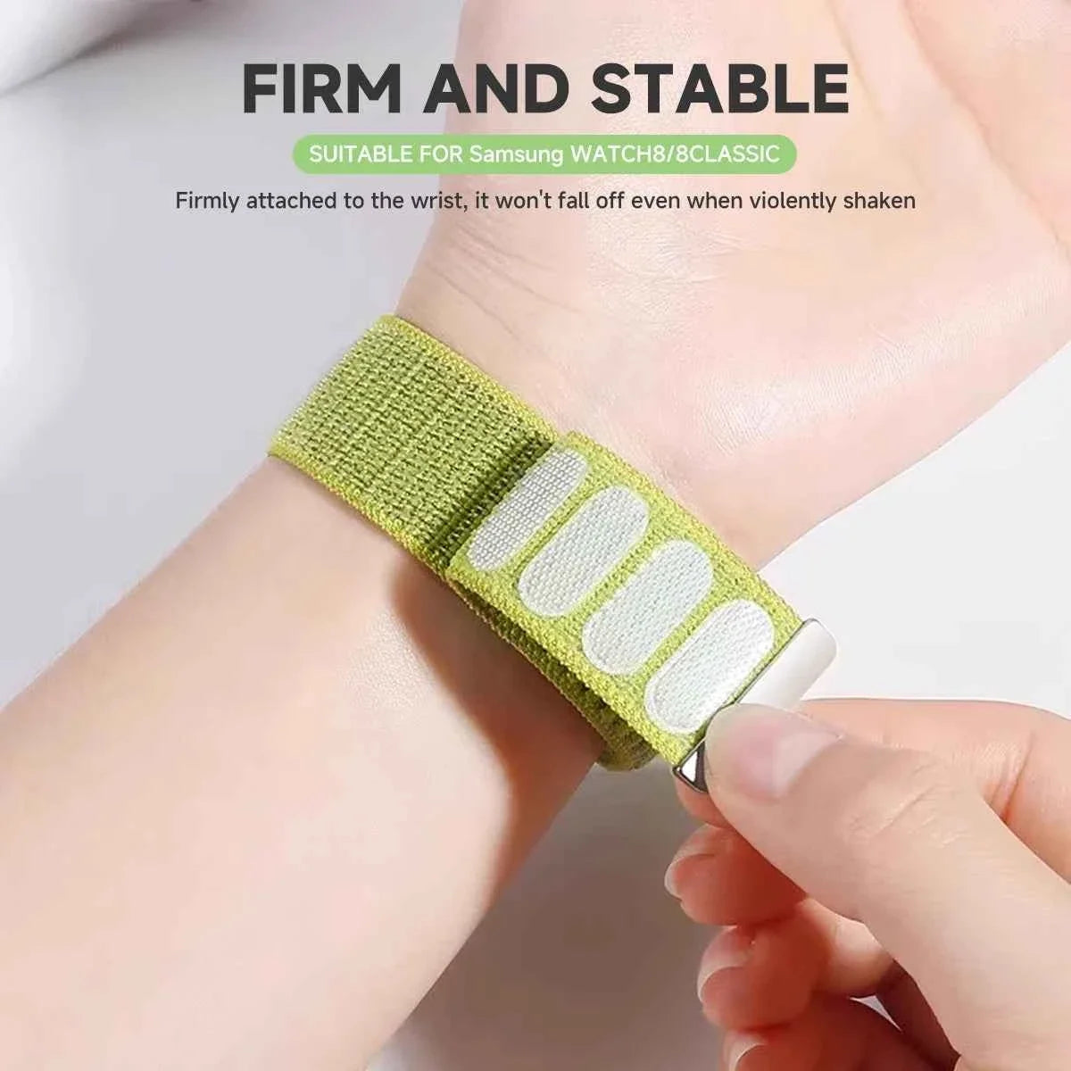 Nylon Loop Band for Samsung Galaxy Watch 9 & 8 40mm 44mm & Classic 46mm | Adjustable Replacement Strap