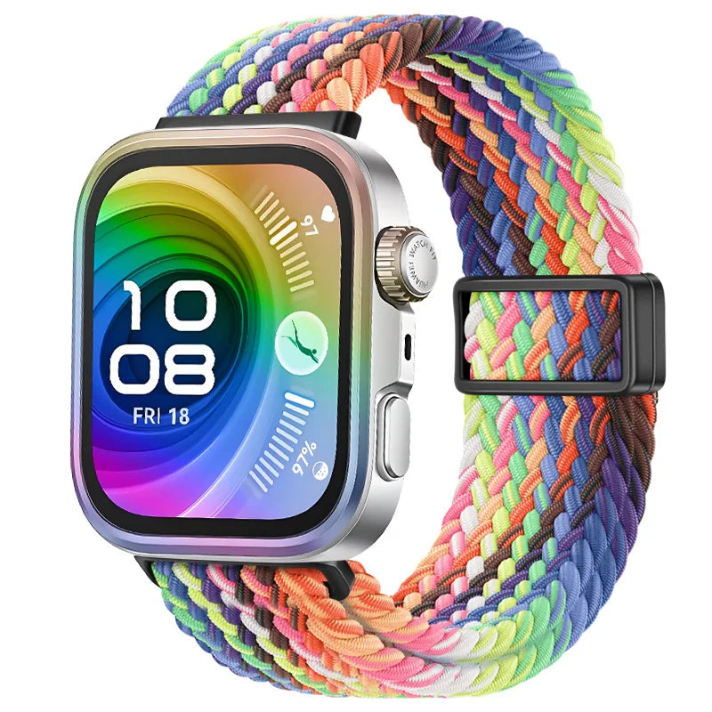 Magnetic Nylon Woven Band for Huawei Watch Fit 4 Pro / Fit 4 / Fit 3