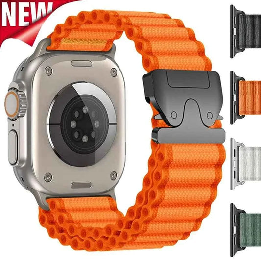 Alpine Loop Nylon Apple Watch Band – Series 10/9/8/7/6/SE & Ultra 1/2/3 | 38–49mm