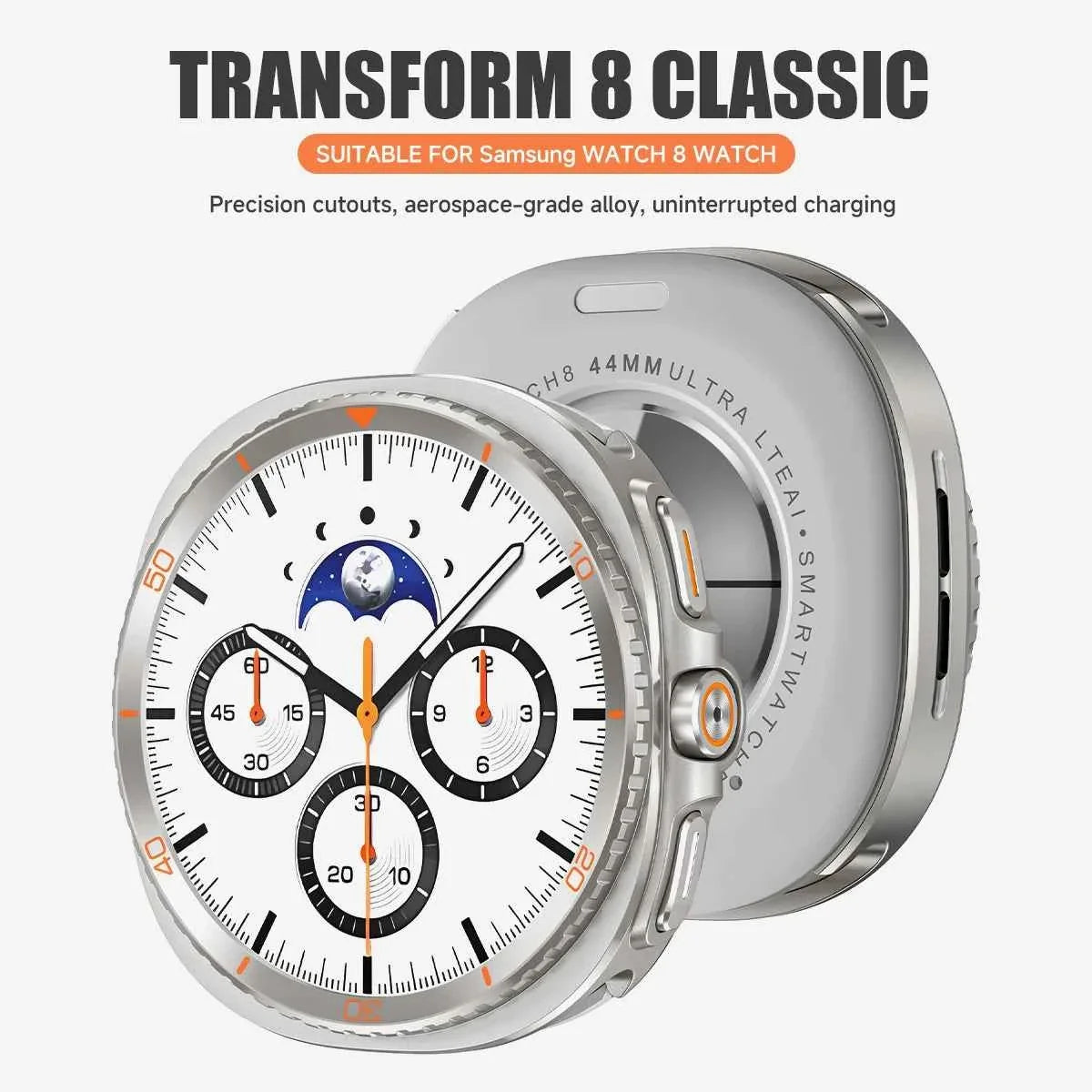 Metal Case for Samsung Galaxy Watch 9 & 8 40mm 44mm | Hard Alloy Protective Cover