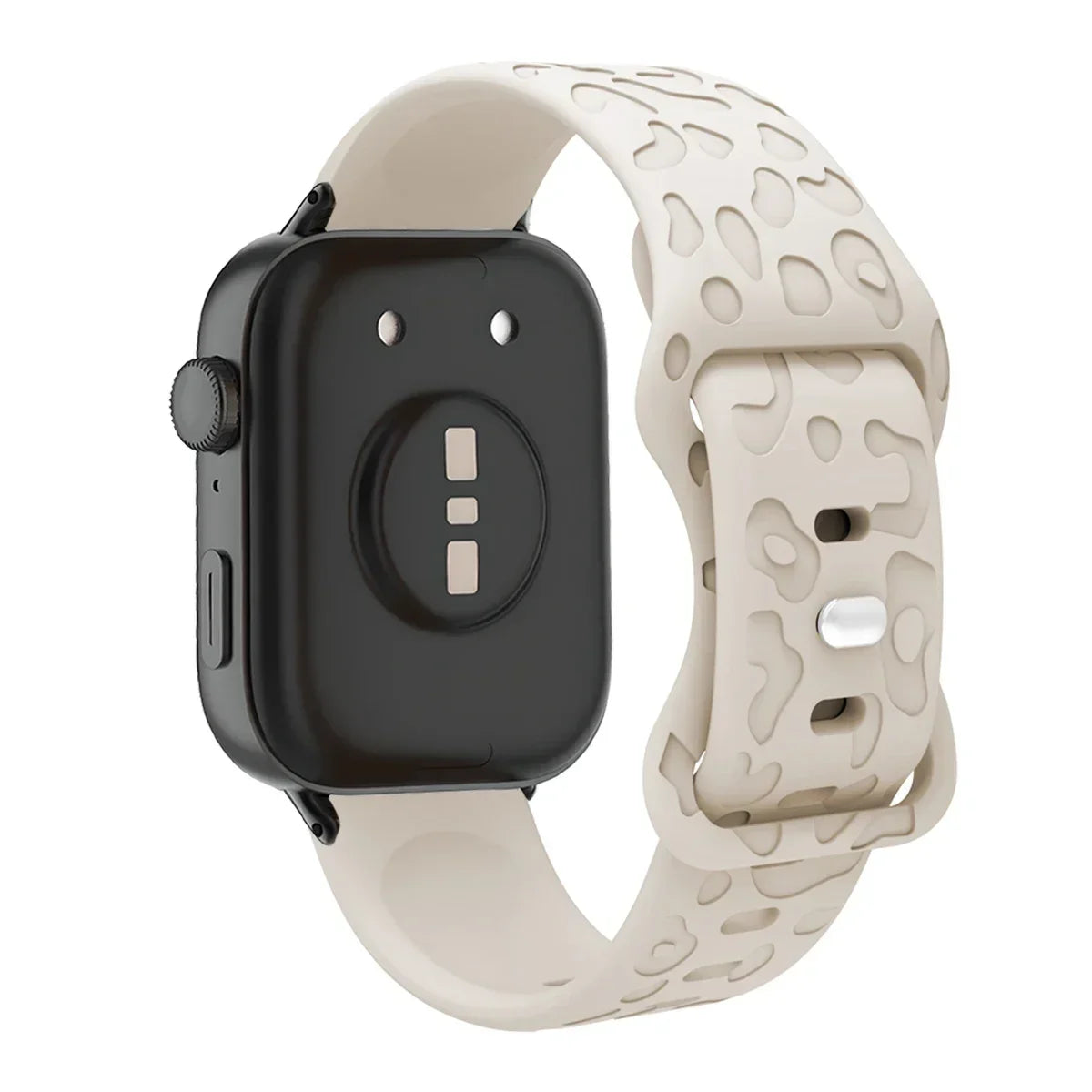 Leopard Engraved Silicone Watch Band for Huawei Watch Fit 4 / 4 Pro / Fit 3 / Fit 2