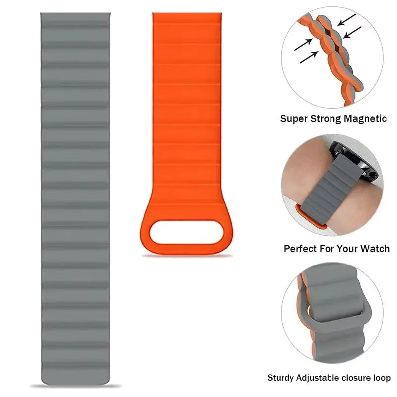 OnePlus Watch Magnetic Silicone Band with Loop Closure, 32 Colors