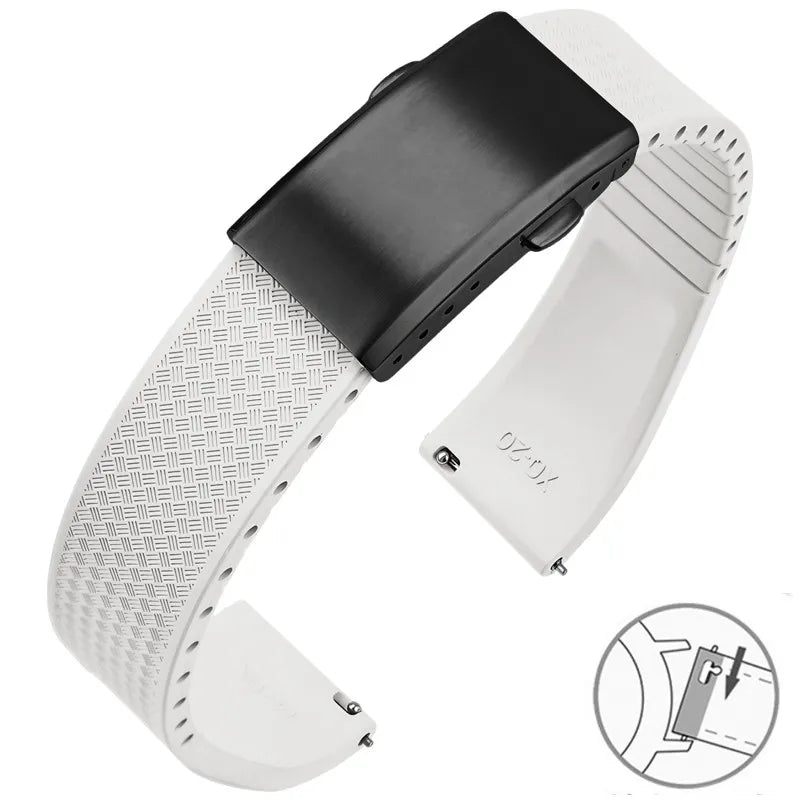COROS PACE & APEX FKM Rubber Band with Folding Clasp