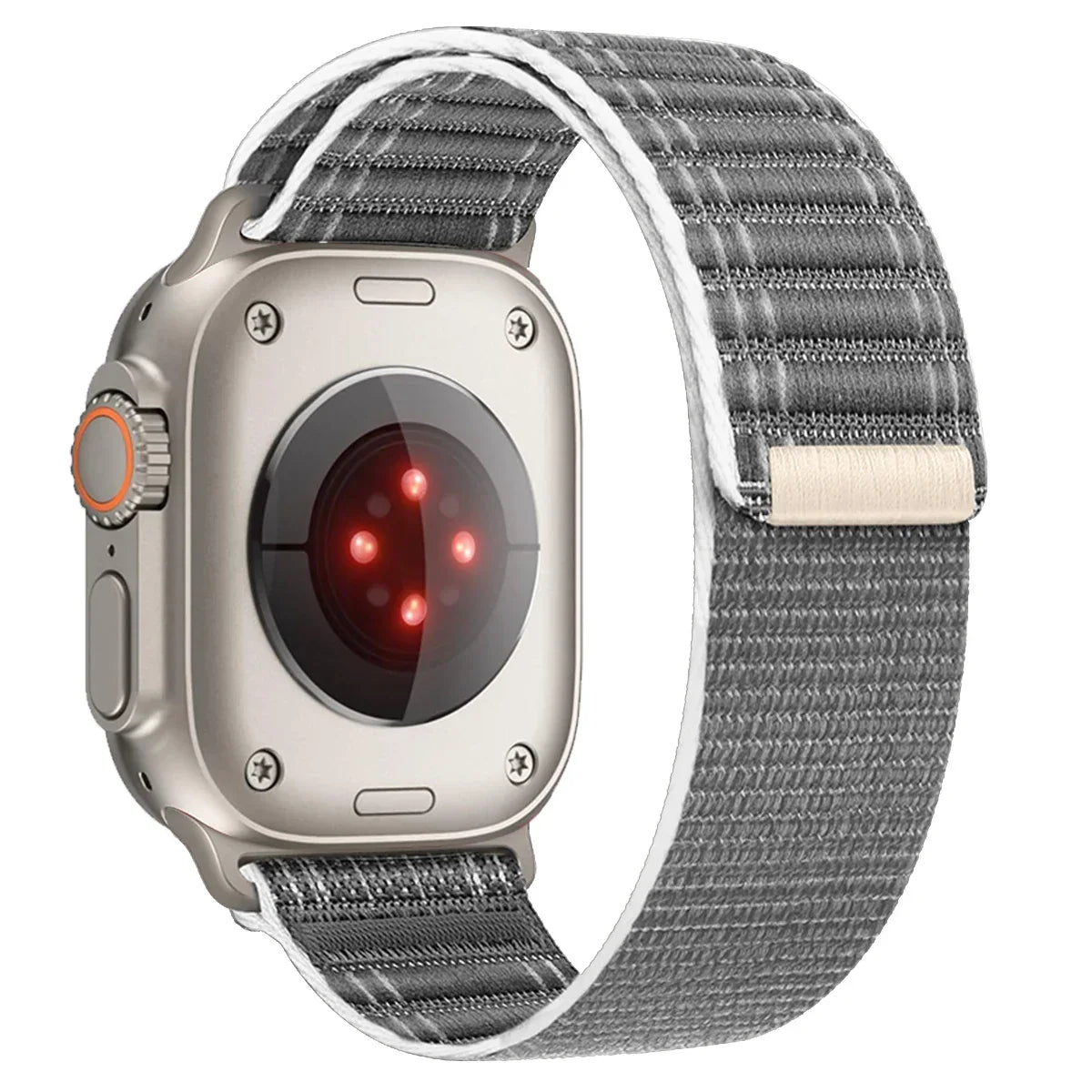 Nylon Loop Wave Strap for Apple Watch – Ultra 3/2 49mm, Series 11/10/9/8/7/6/SE 46/45/44/42/41/40mm