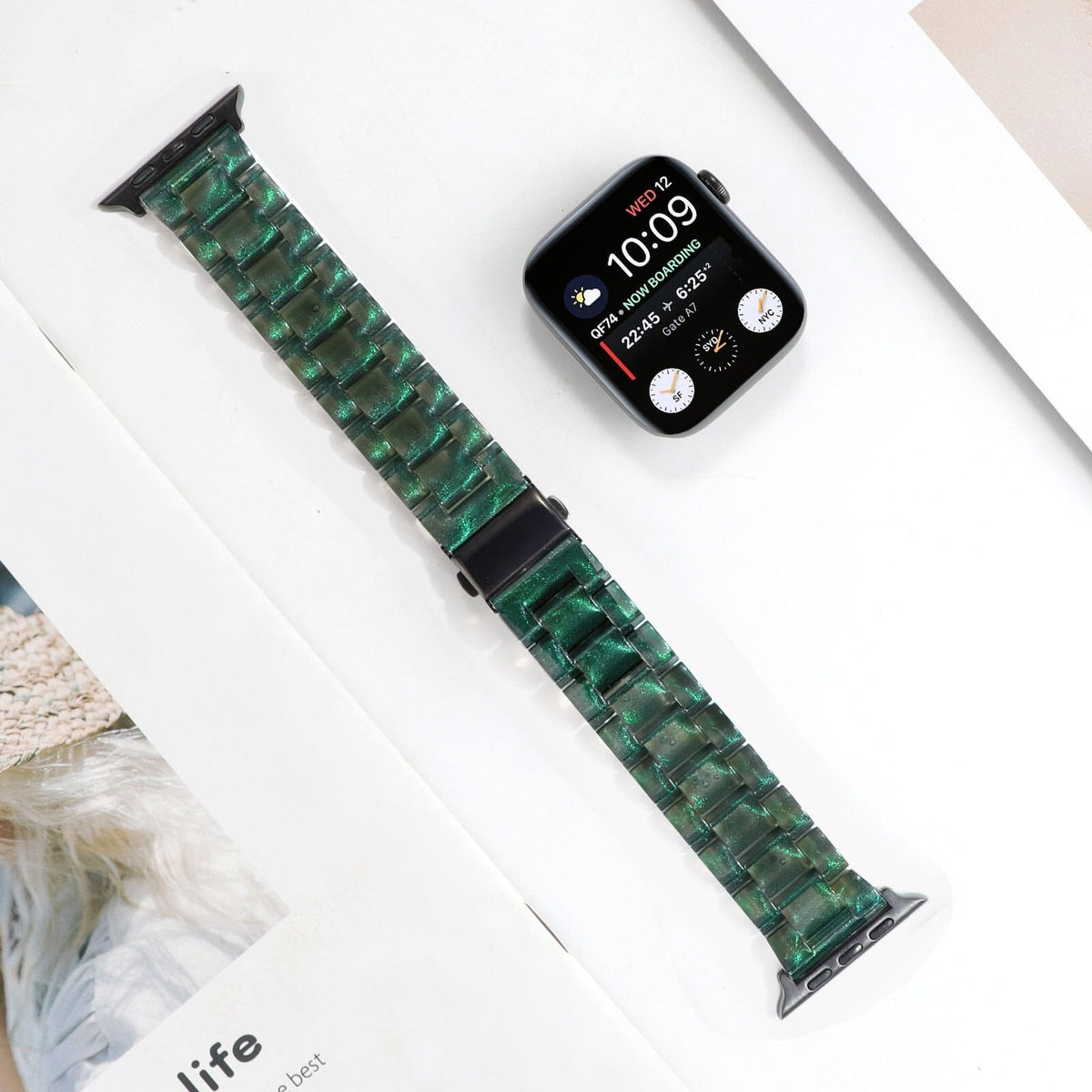 Resin Apple Watch Band Series 11/10/9/8/7/6/5/4/ SE / Ultra 1/2/3