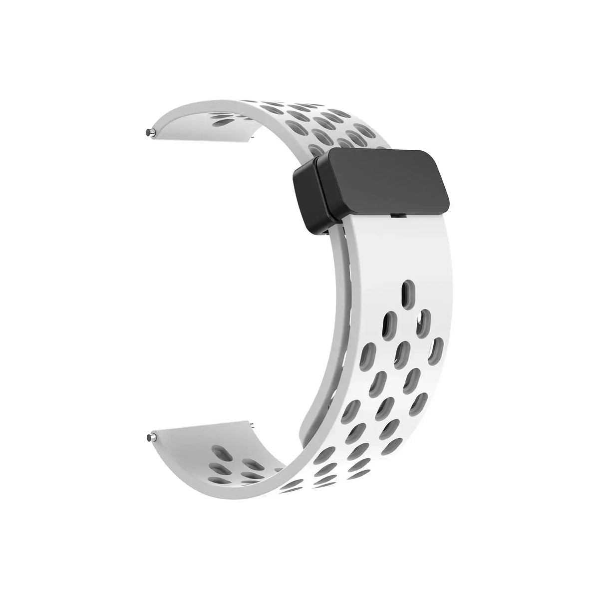 Amazfit Balance, GTR, GTS & Bip Vented Silicone Band, Magnetic Clasp