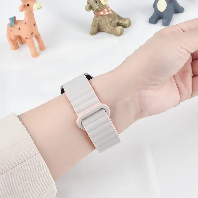 COROS PACE & APEX Ribbed Two-Tone Magnetic Loop Band, 28 Colors