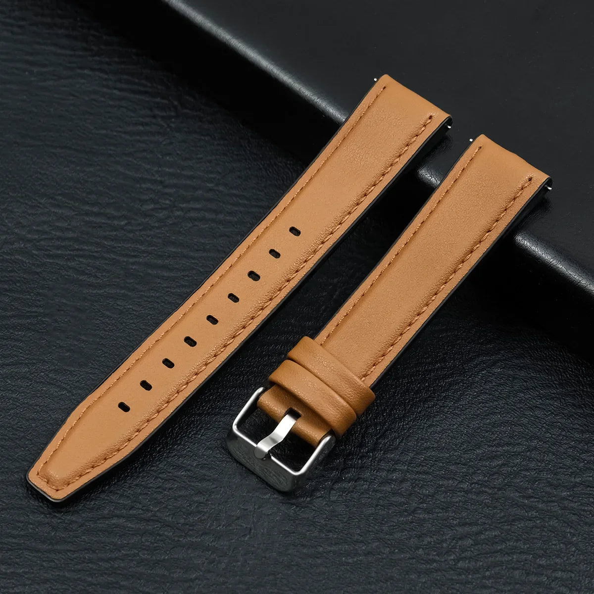 20MM / 22MM Leather Band – Samsung Galaxy Watch 6/5/4, Gear S3 & Huawei GT4 / Amazfit