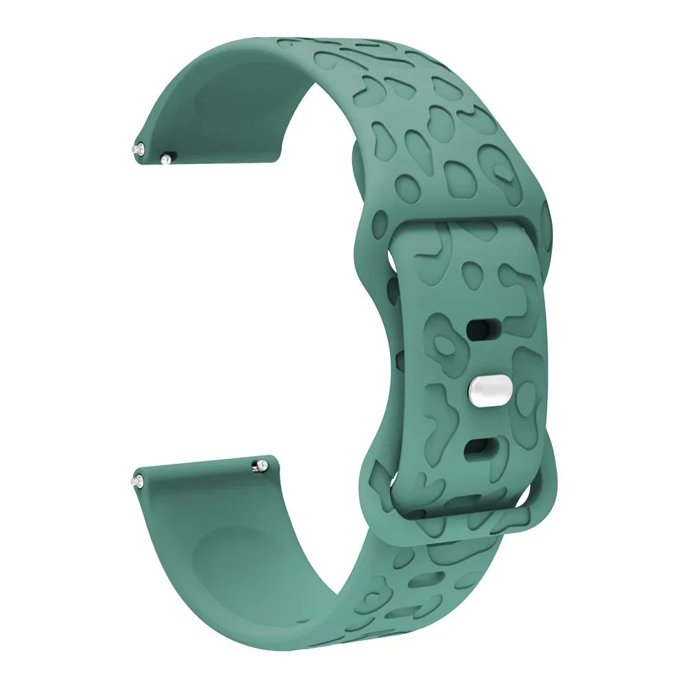 Motorola Moto Watch Leopard Print Silicone Band