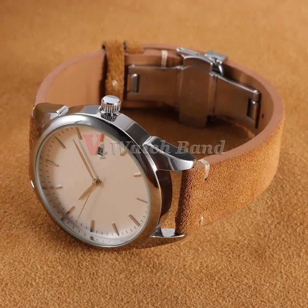 Suunto Race, Vertical & 9 Peak Vintage Suede Band with Butterfly Clasp