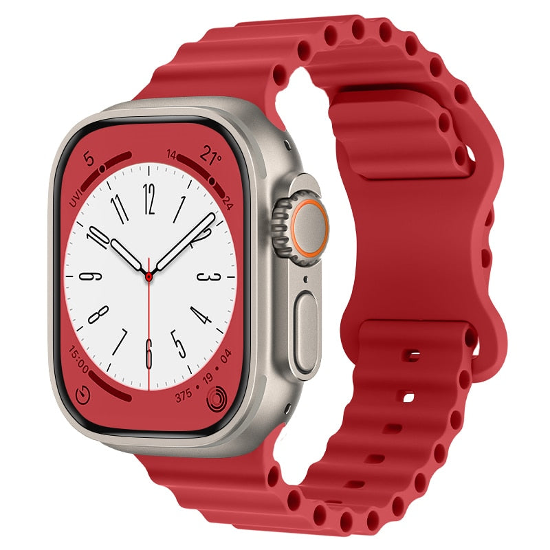 Ocean Apple Watch Band | Universal Fit for All Series (4-11/SE/Ultra) - Waterproof Sport Strap