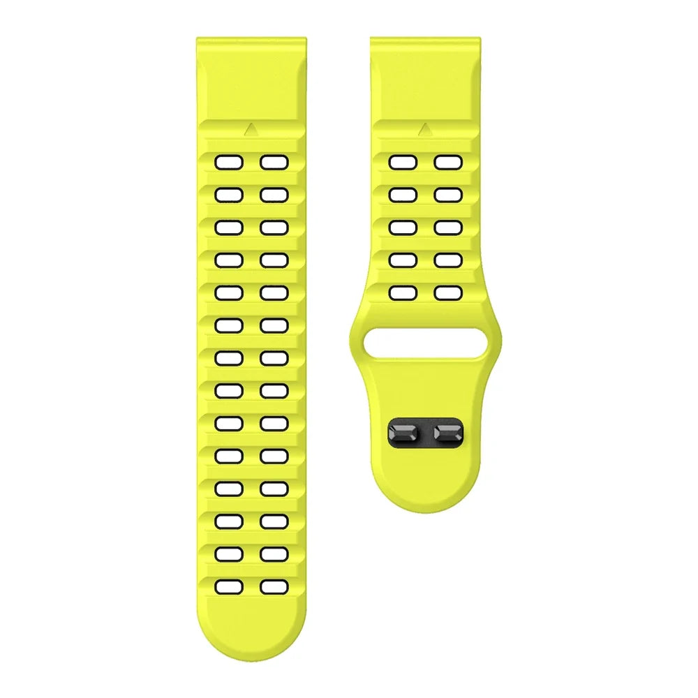 Garmin QuickFit 22/26mm Perforated Silicone Band with Tuck Closure