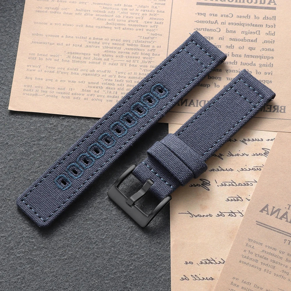 OnePlus Watch Stitched Canvas Nylon Band