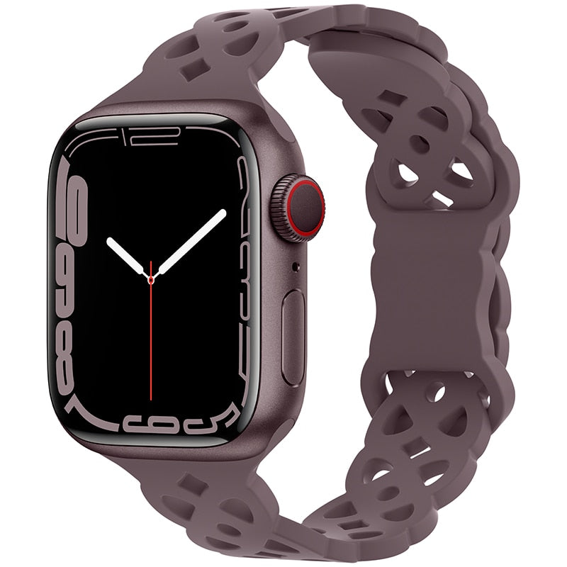 Silicone Strap Apple Watch Band Series - Stylish Comfort & Compatibility
