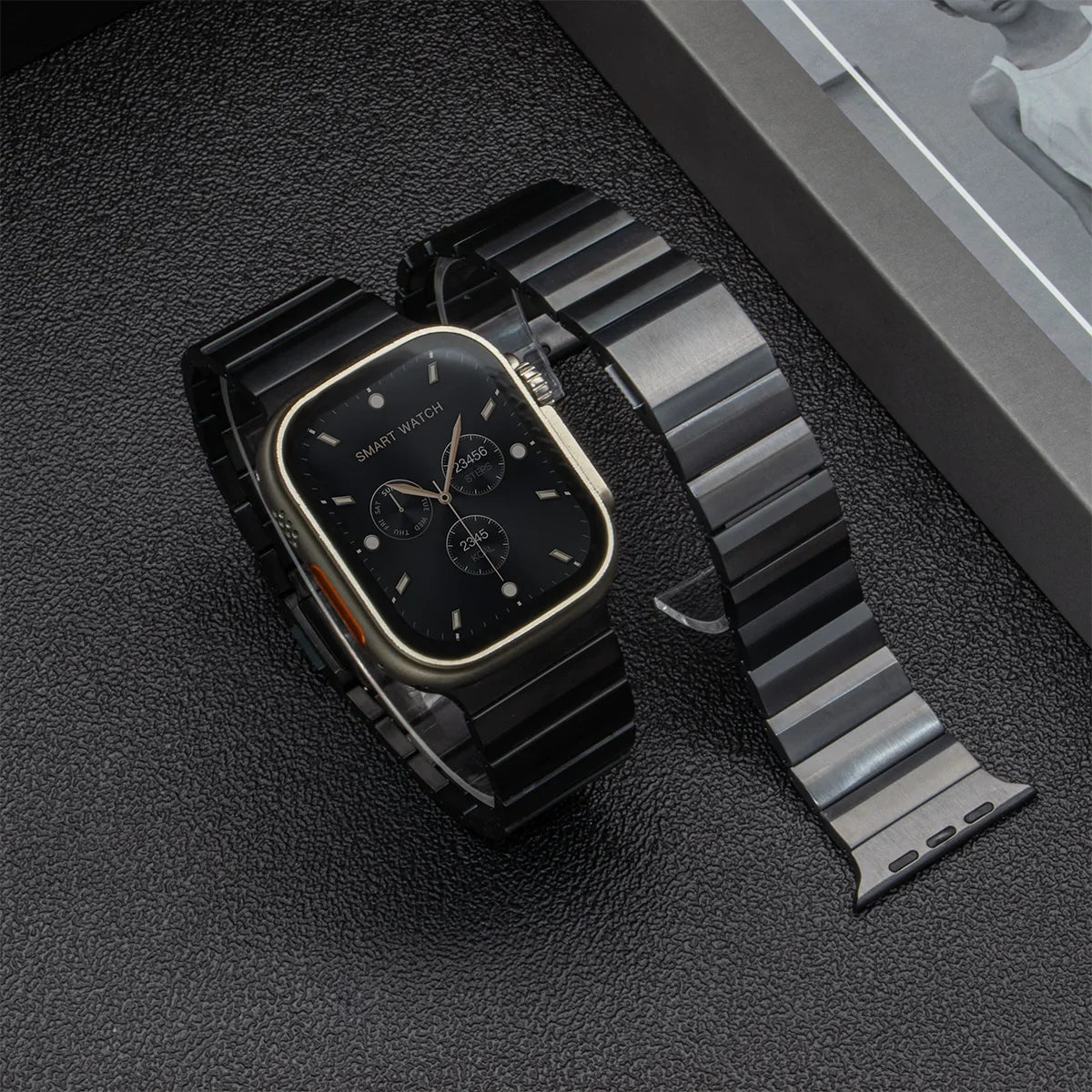 Titanium Magnetic Band for Apple Watch Ultra 1/2/3/4 49mm | Series 10/11/12 42/44/45/46mm