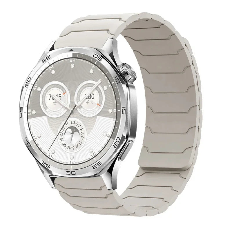 20MM / 22MM Magnetic Silicone Sport Band – Samsung Galaxy Watch 7/6/5/4 & Huawei Watch GT5/GT4/GT3