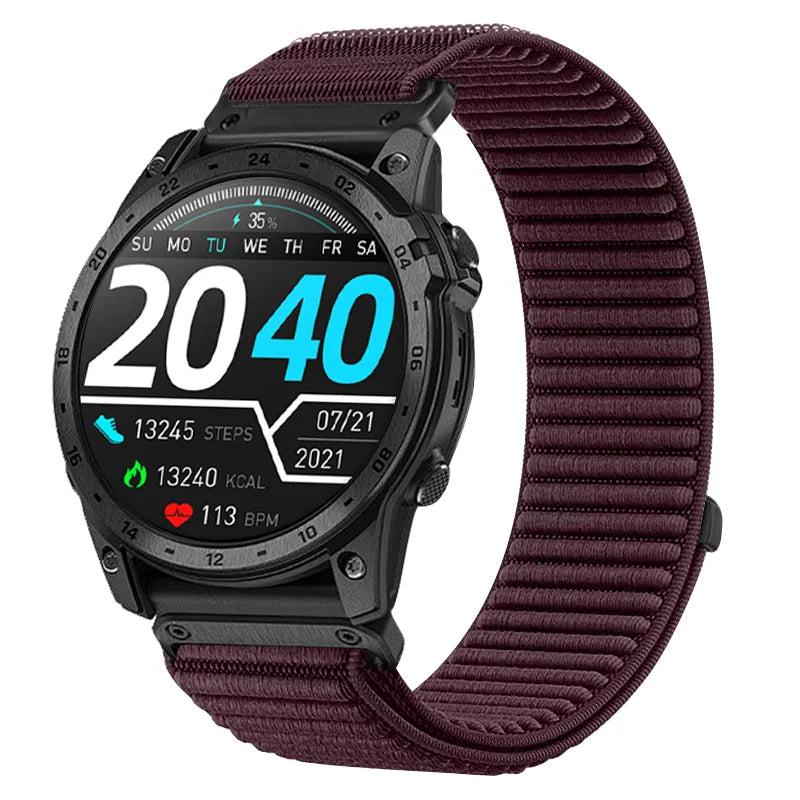 Garmin QuickFit 20/22/26mm Elastic Woven Nylon Hook-and-Loop Band