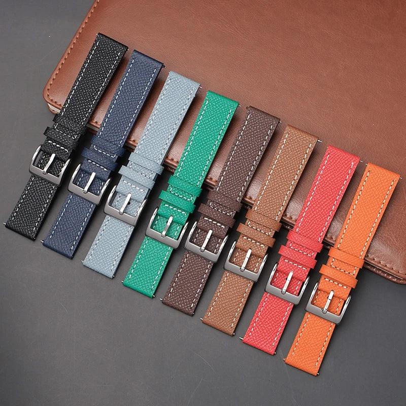Motorola Moto Watch Epsom Calfskin Leather Band