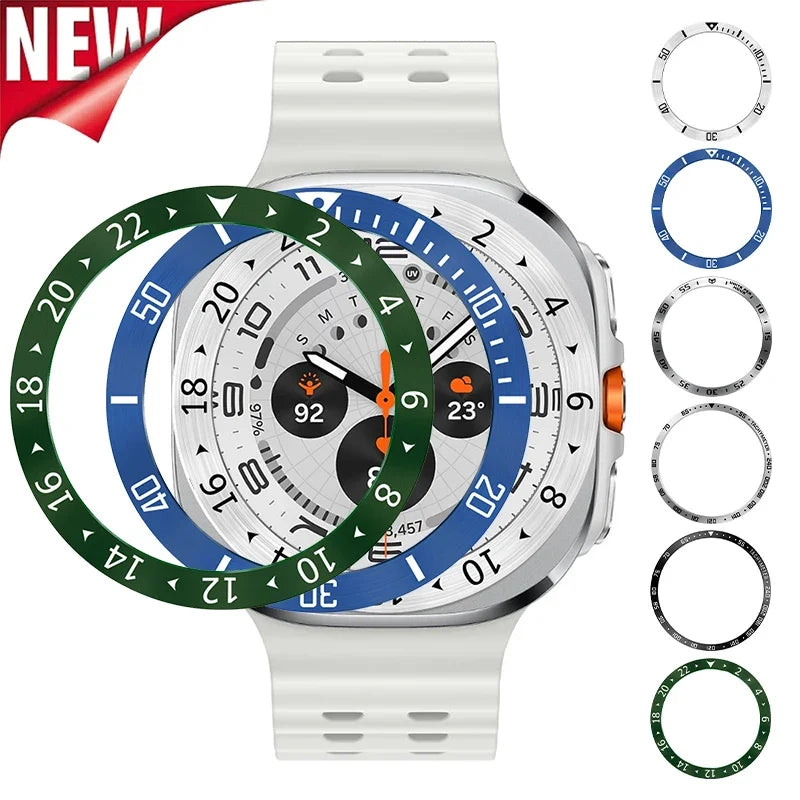 Stainless Steel Bezel Ring for Samsung Galaxy Watch 7 (40/44mm) & Watch Ultra 47mm