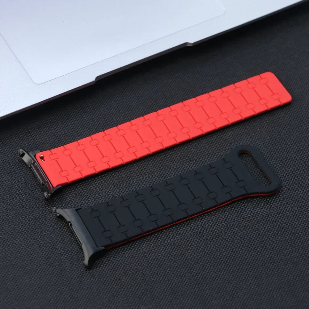 Samsung Galaxy Silicone Link Watch Band – Magnetic for Ultra/Ultra2/Watch8/Watch8 Classic/Watch9
