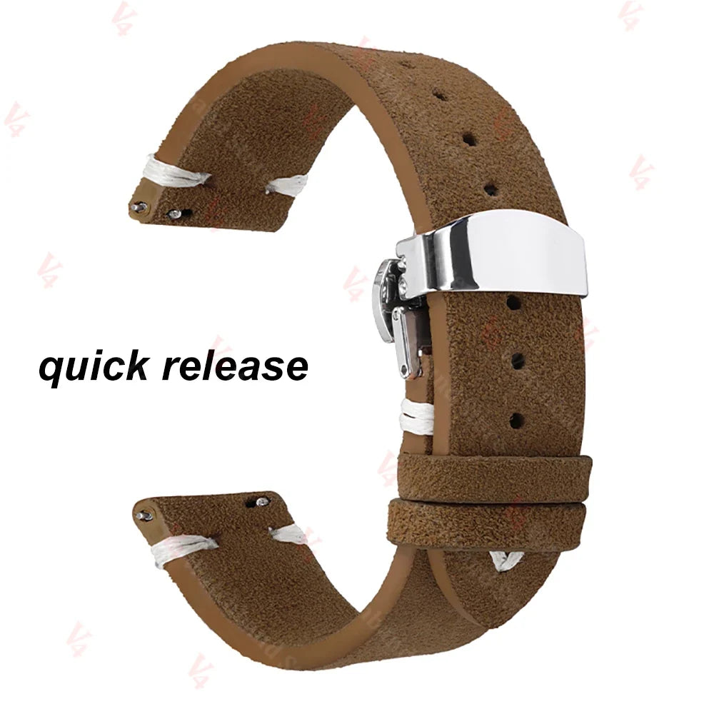 OnePlus Watch Stitched Suede Band with Butterfly Clasp
