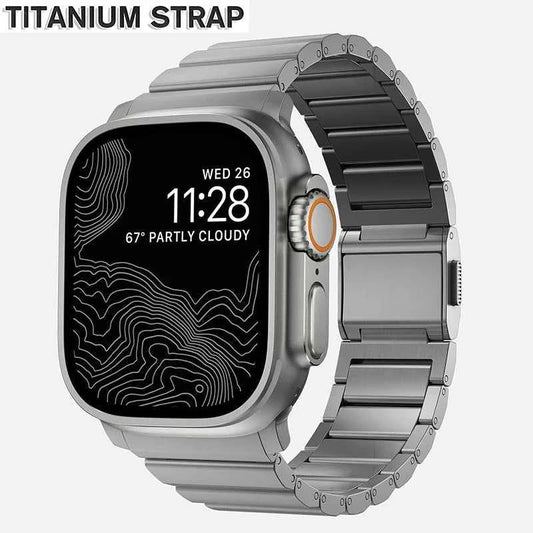 Titanium Magnetic Band for Apple Watch Ultra 1/2/3/4 49mm | Series 10/11/12 42/44/45/46mm