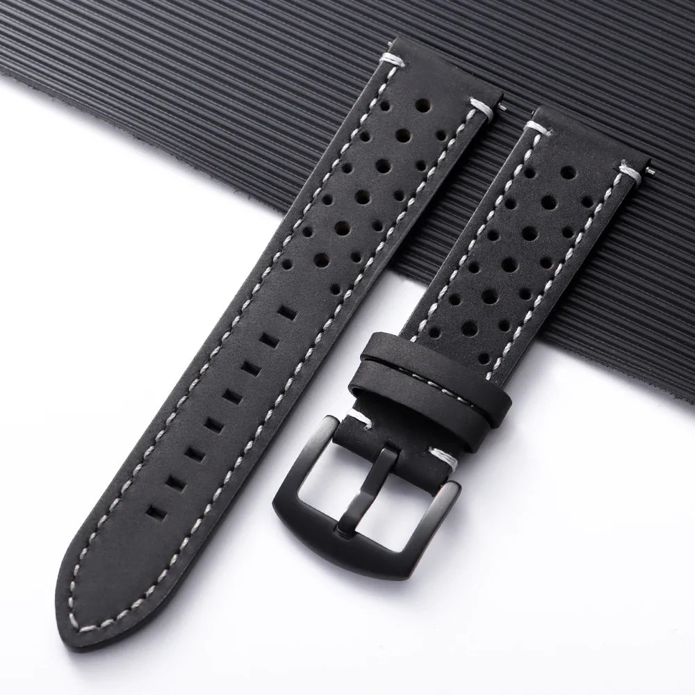 COROS PACE & APEX Perforated Leather Band, Stitching Options
