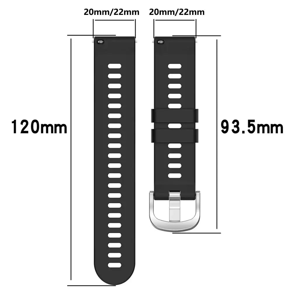Amazfit Balance, GTR, GTS & Bip Twill-Texture Silicone Band, 32 Colors