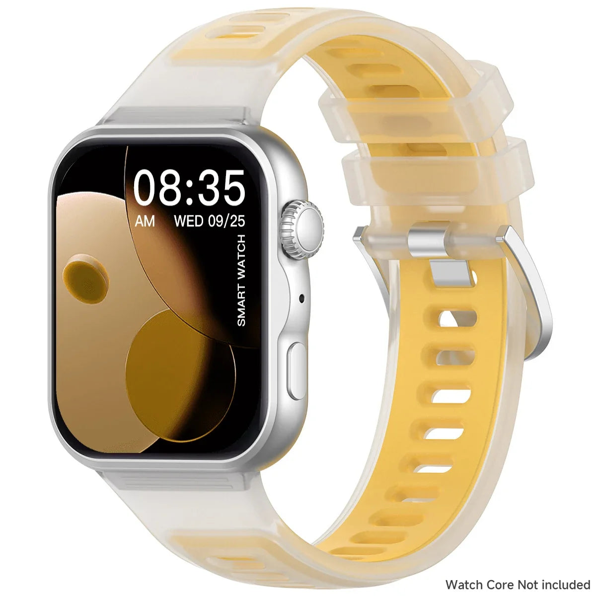 Translucent Jelly Silicone Band for Huawei Watch Fit 5 / Fit 5 Pro / Fit 4 / Fit 4 Pro / Fit 3