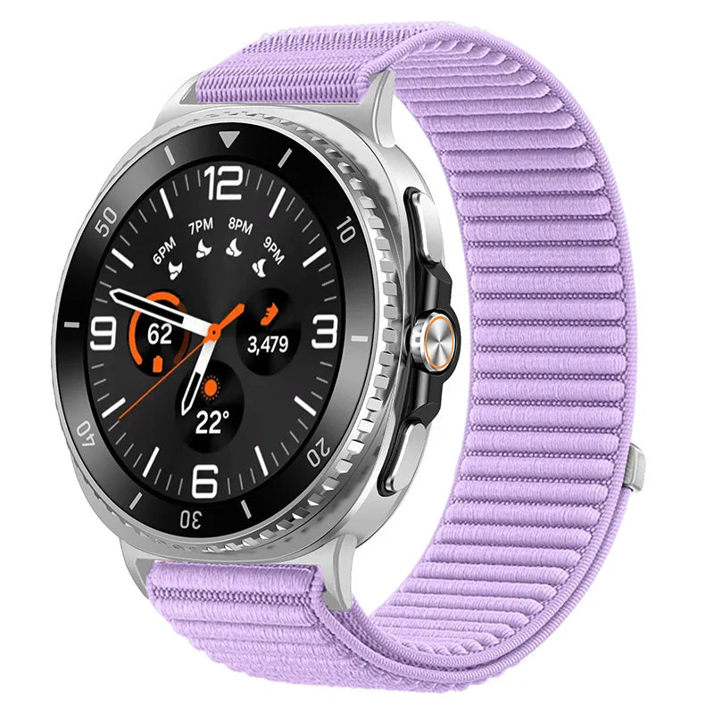 Nylon Loop Band for Samsung Galaxy Watch 9 & 8 40mm 44mm & Classic 46mm | Adjustable Replacement Strap