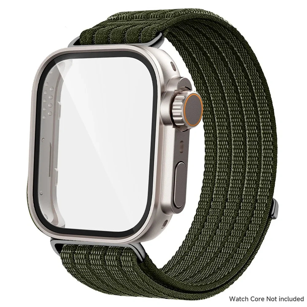 Nylon Band + Case for Huawei Watch Fit 5 / Fit 5 Pro – Woven Wristband with Ultra Cover
