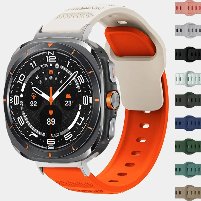 Samsung Galaxy Silicone Sport Watch Band - Ultra/Ultra2 Replacement