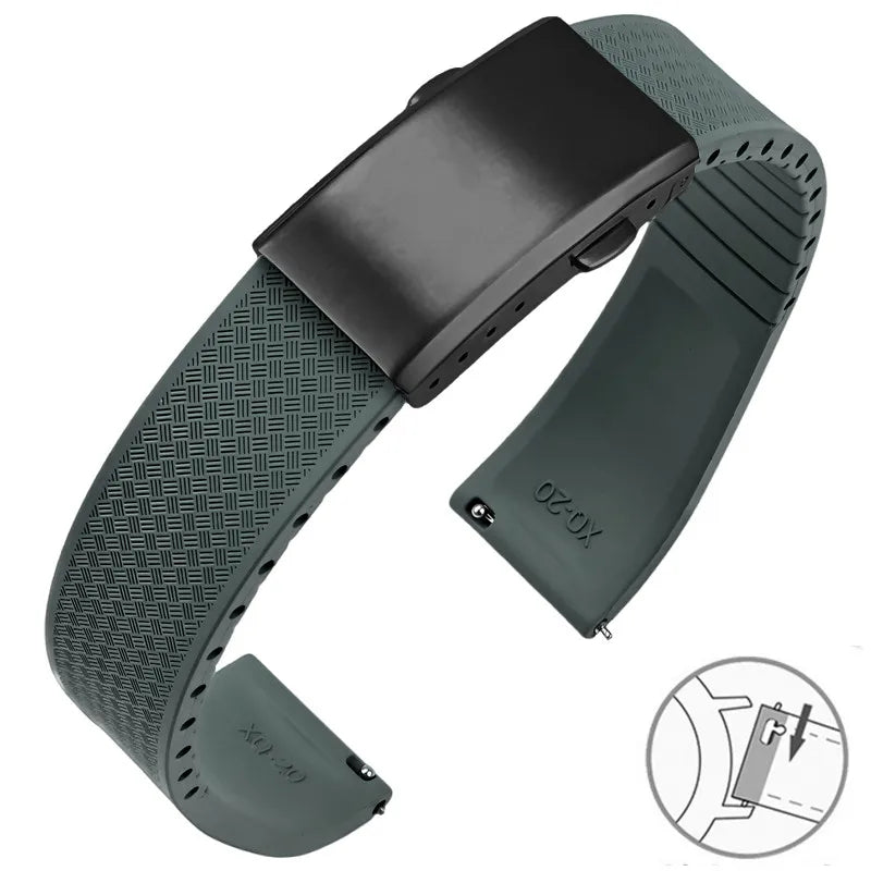 COROS PACE & APEX FKM Rubber Band with Folding Clasp