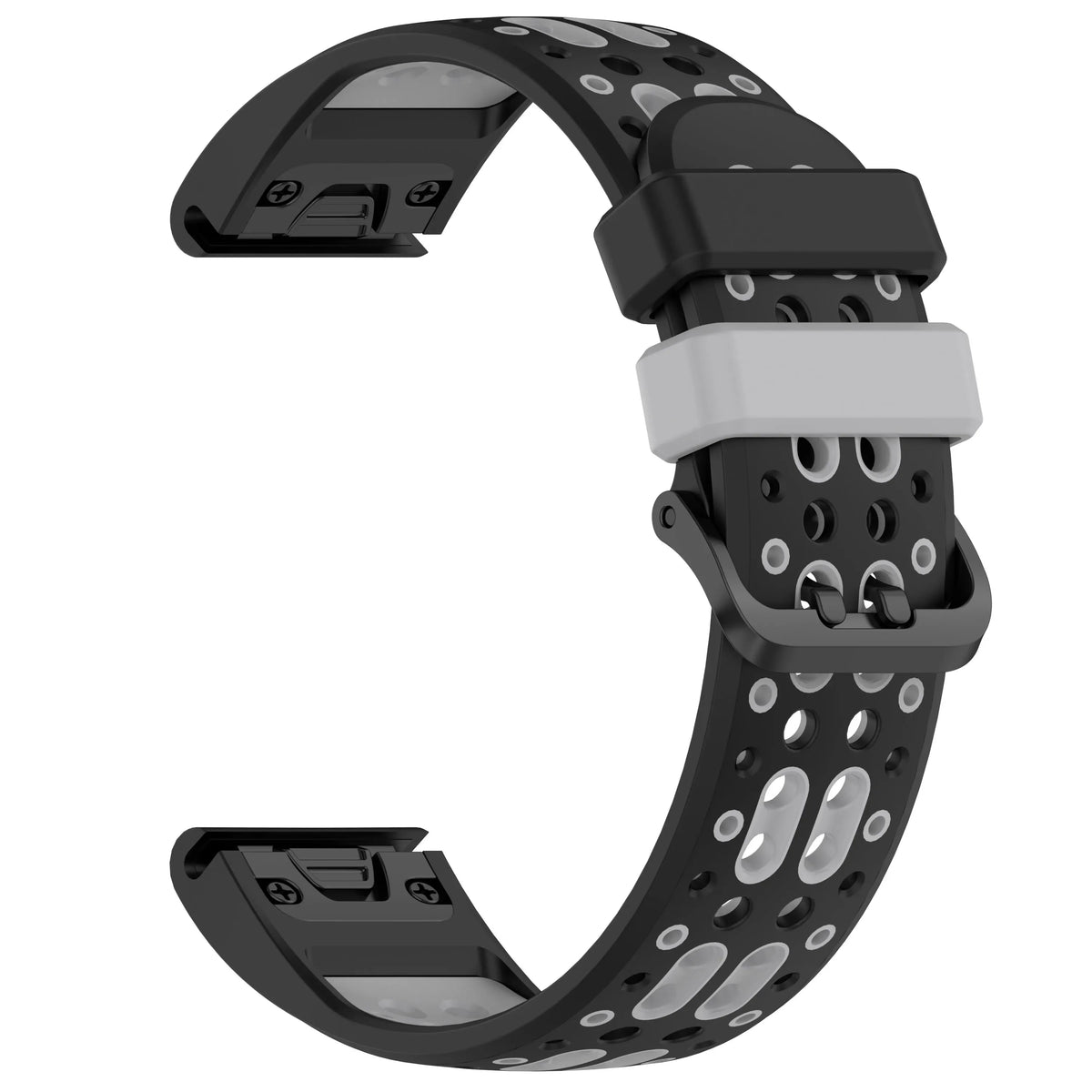 Garmin QuickFit 22/26mm Flexible Two-Tone Vented Silicone Band