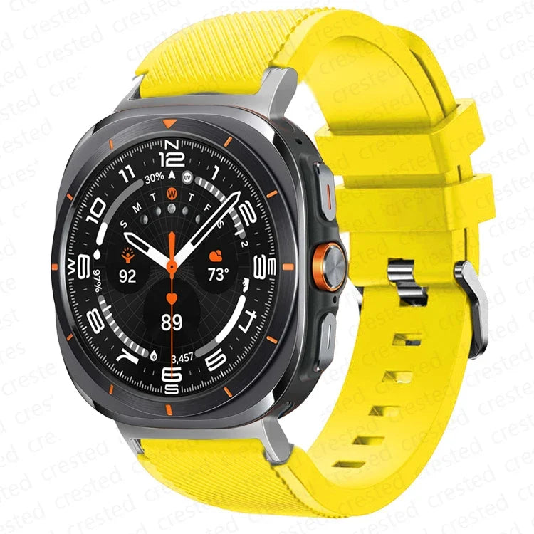 Samsung Galaxy Silicone Sport Watch Band - 20mm/Ultra+Ultra2