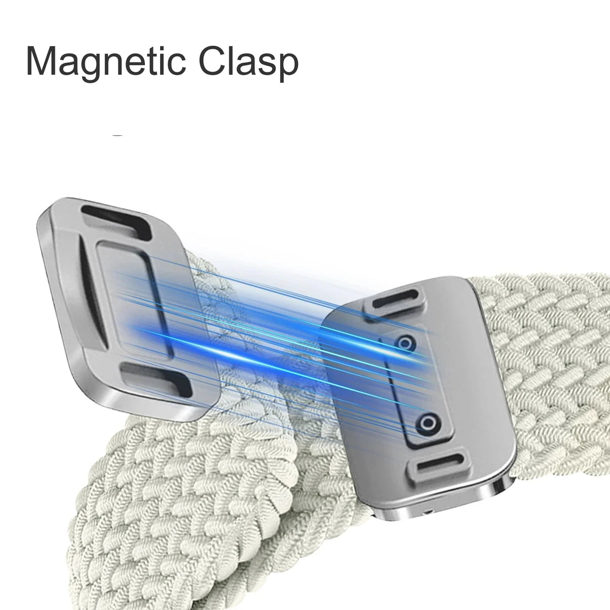 Fitbit Charge 5 & 6 Braided Nylon Band with Magnetic Clasp