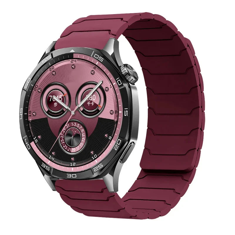 20MM / 22MM Magnetic Silicone Sport Band – Samsung Galaxy Watch 7/6/5/4 & Huawei Watch GT5/GT4/GT3